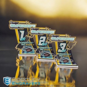 Motorcylce NZ Superbike Round Trophies 2024 25